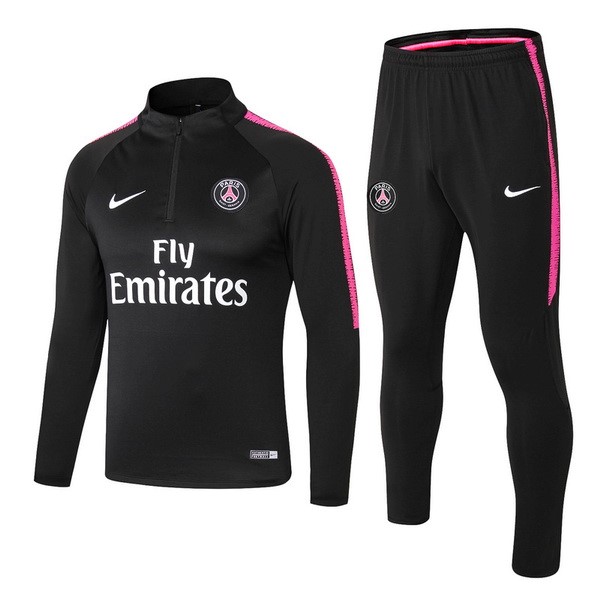 Chandal Niños Paris Saint Germain 2018/19 Negro Rosa Blanco